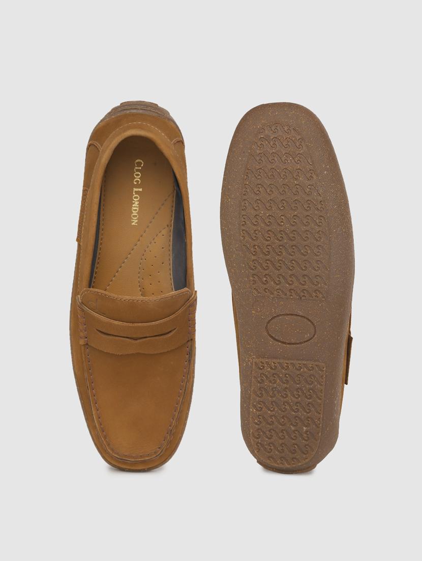 tan slip on loafers - 17134377 - Standard Image - 3