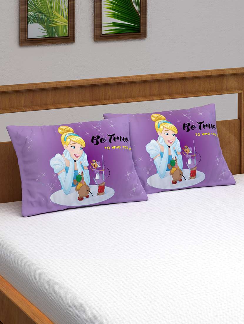  princess kids pillow cover pack of 2