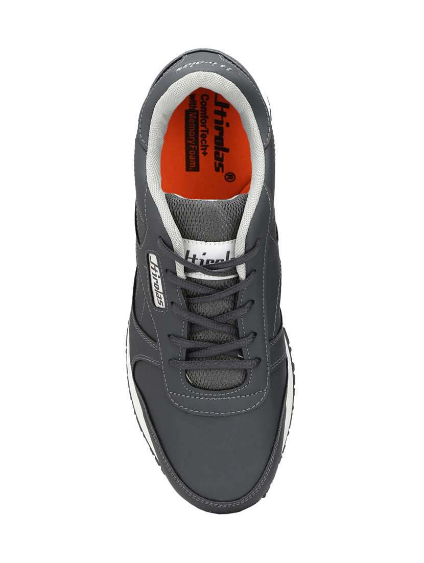 grey lace up  sport shoes - 17137346 -  Standard Image - 3