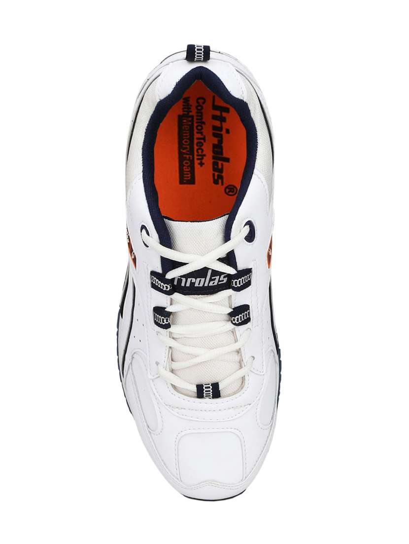 men white  lace up sport shoes - 17137360 -  Standard Image - 3