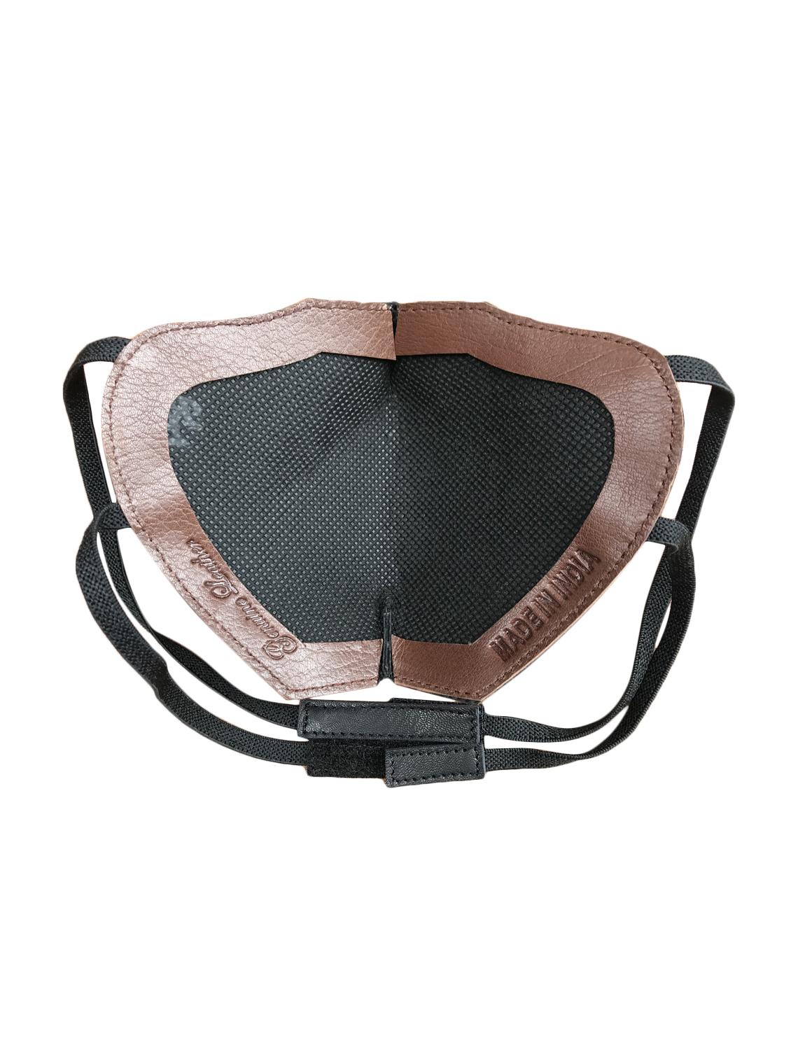 black leather antipollution men mask - 17138464 - Standard Image - 3