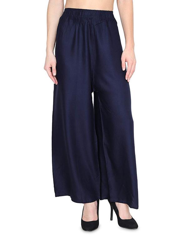 drawstring waist palazzo - 17138723 -  Zoom Image - 0