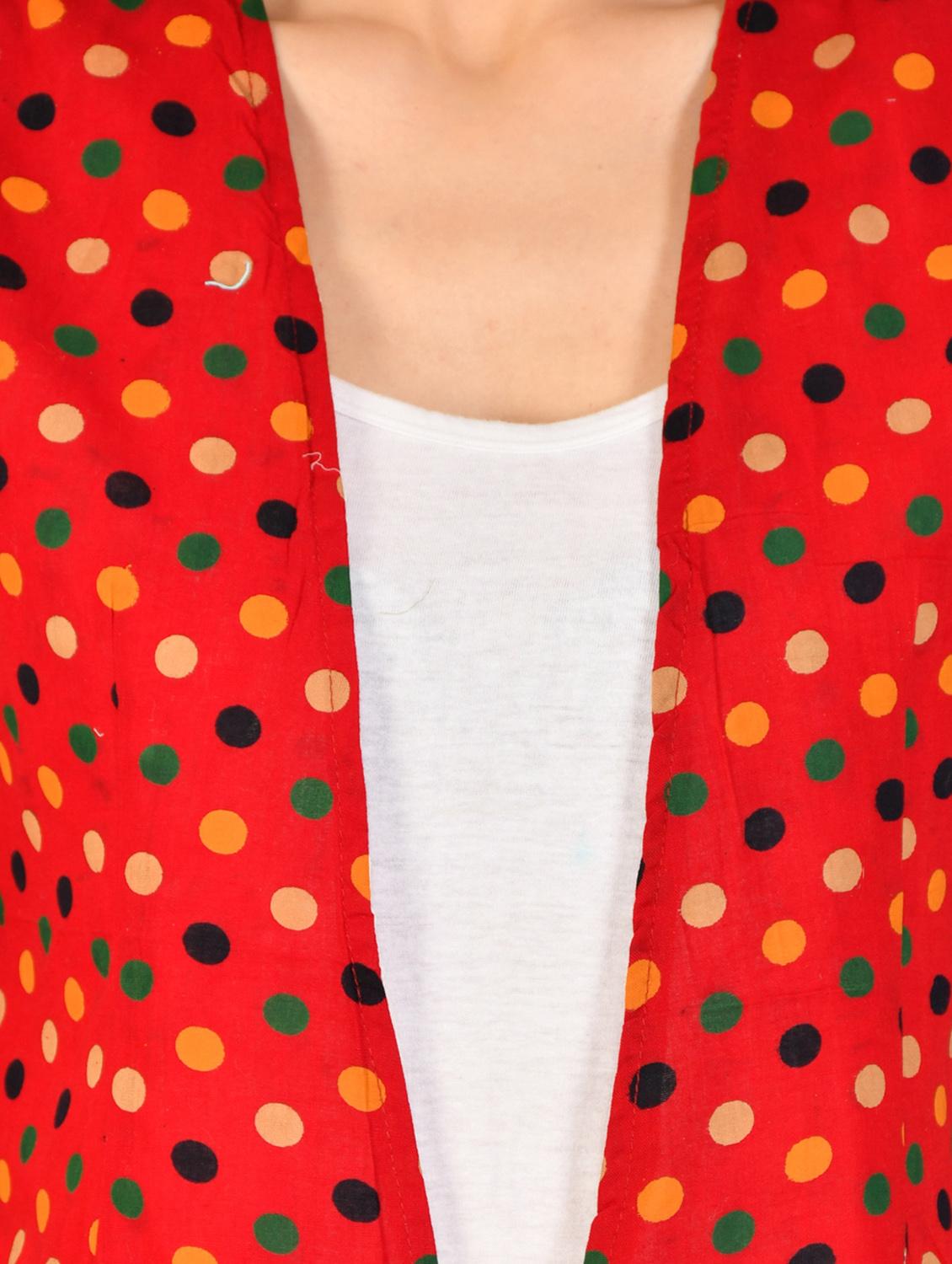 red polka dot shrug - 17138876 - Standard Image - 5