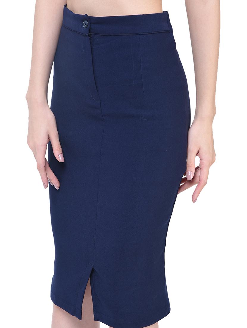 high rise straight skirt - 17138884 - Standard Image - 3