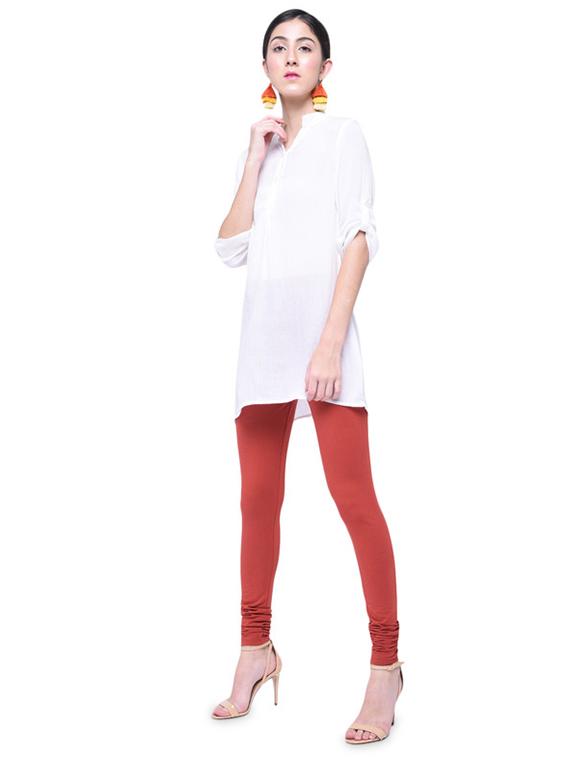 high rise churidar legging - 17138892 - Standard Image - 3