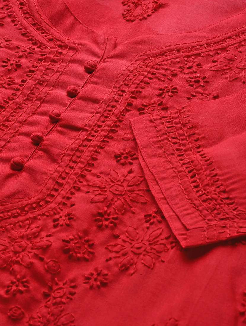 women's straight kurta - 17140833 - Standard Image - 3