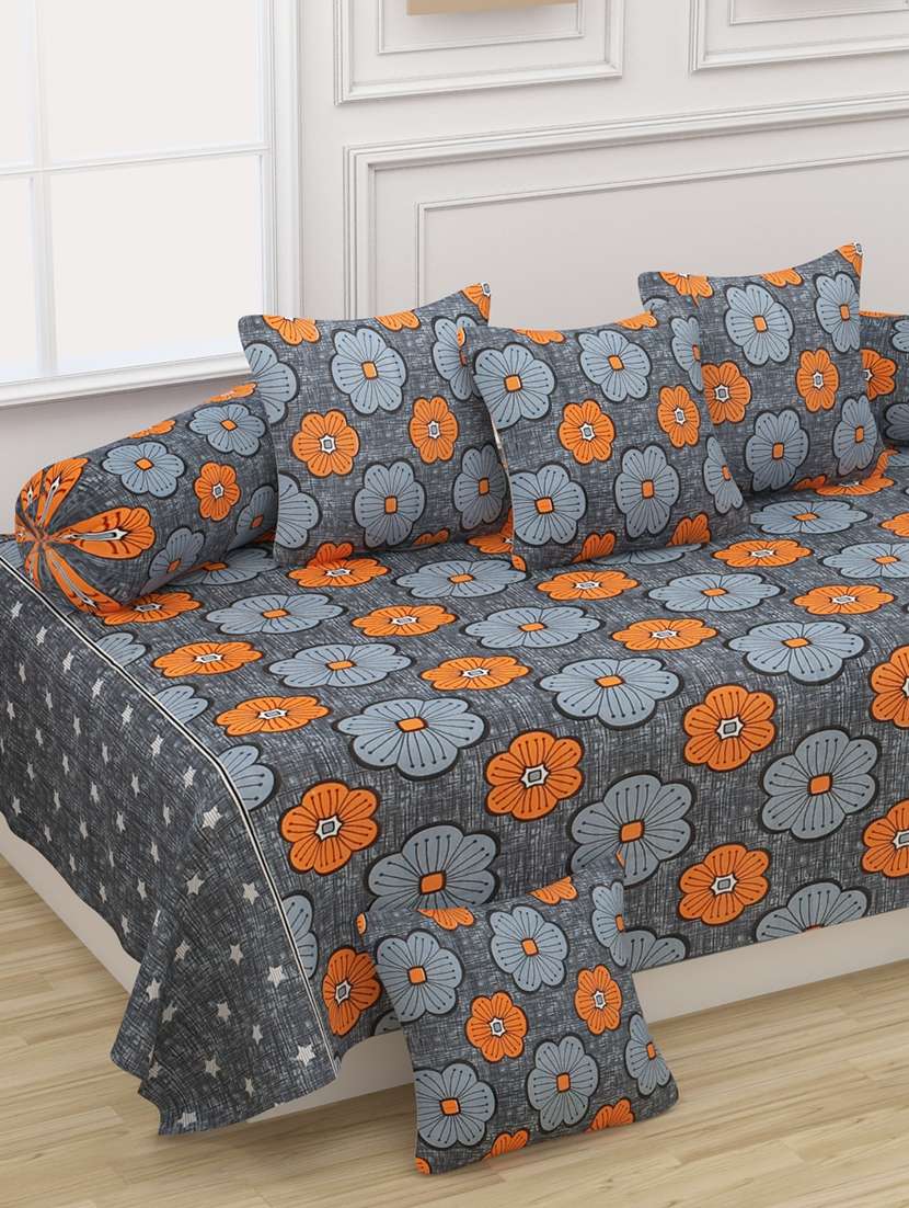 cotton diwan set of 8 pieces