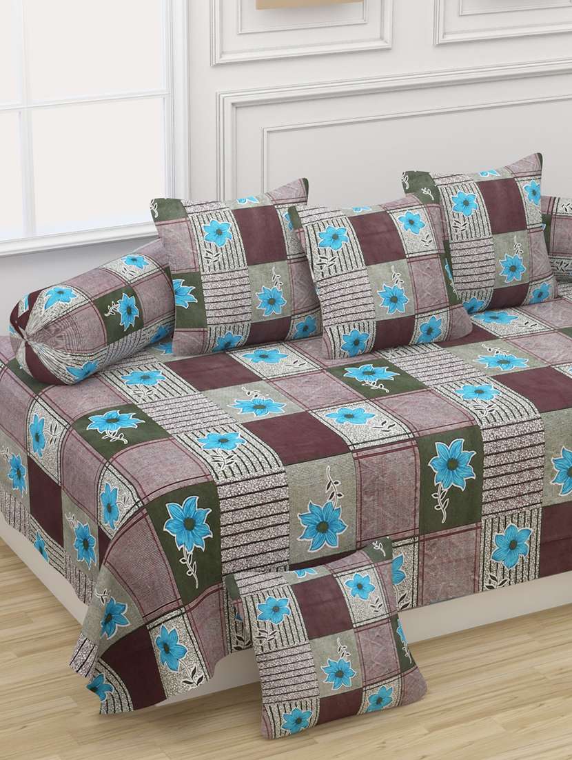 cotton diwan set of 8 pieces