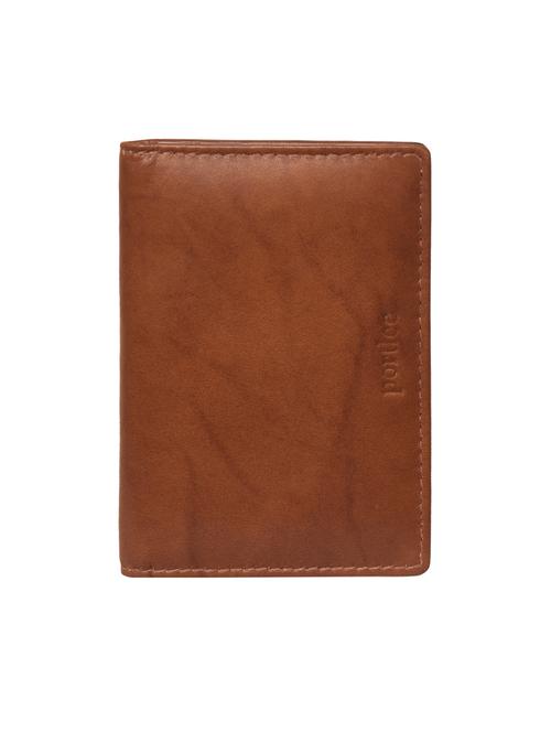 cognac leather card holder - 17145079 - Standard Image - 0