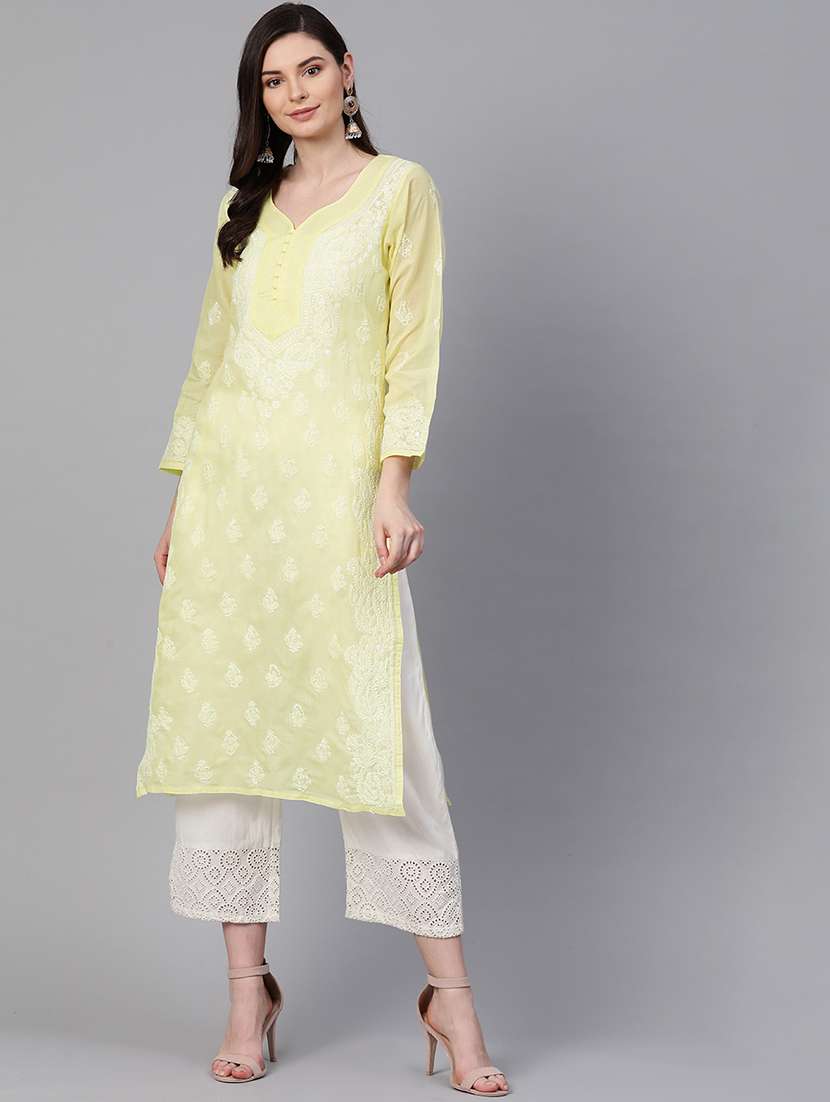 women's straight kurta - 17145511 -  Zoom Image - 0