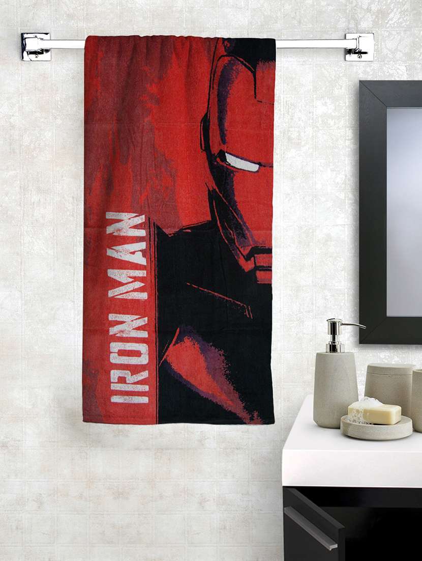   ironman kids bath towel  