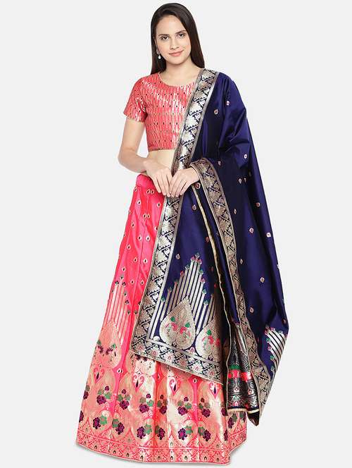 printed panelled lehenga - 17148056 -  Standard Image - 0