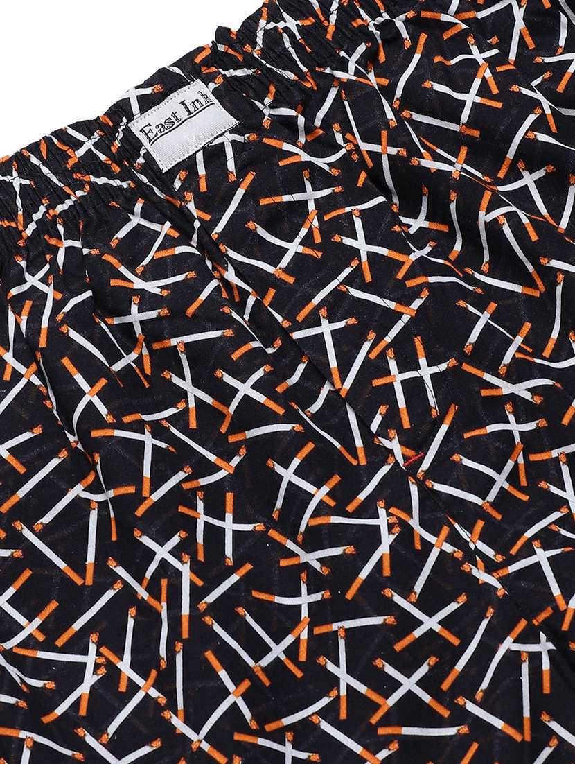 black printed boxer - 17148349 - Standard Image - 3