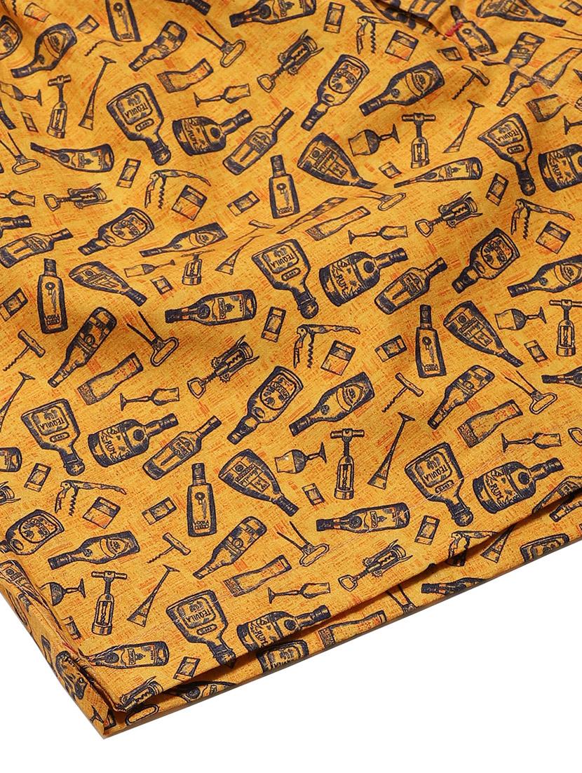 orange printed boxer - 17148352 - Standard Image - 3