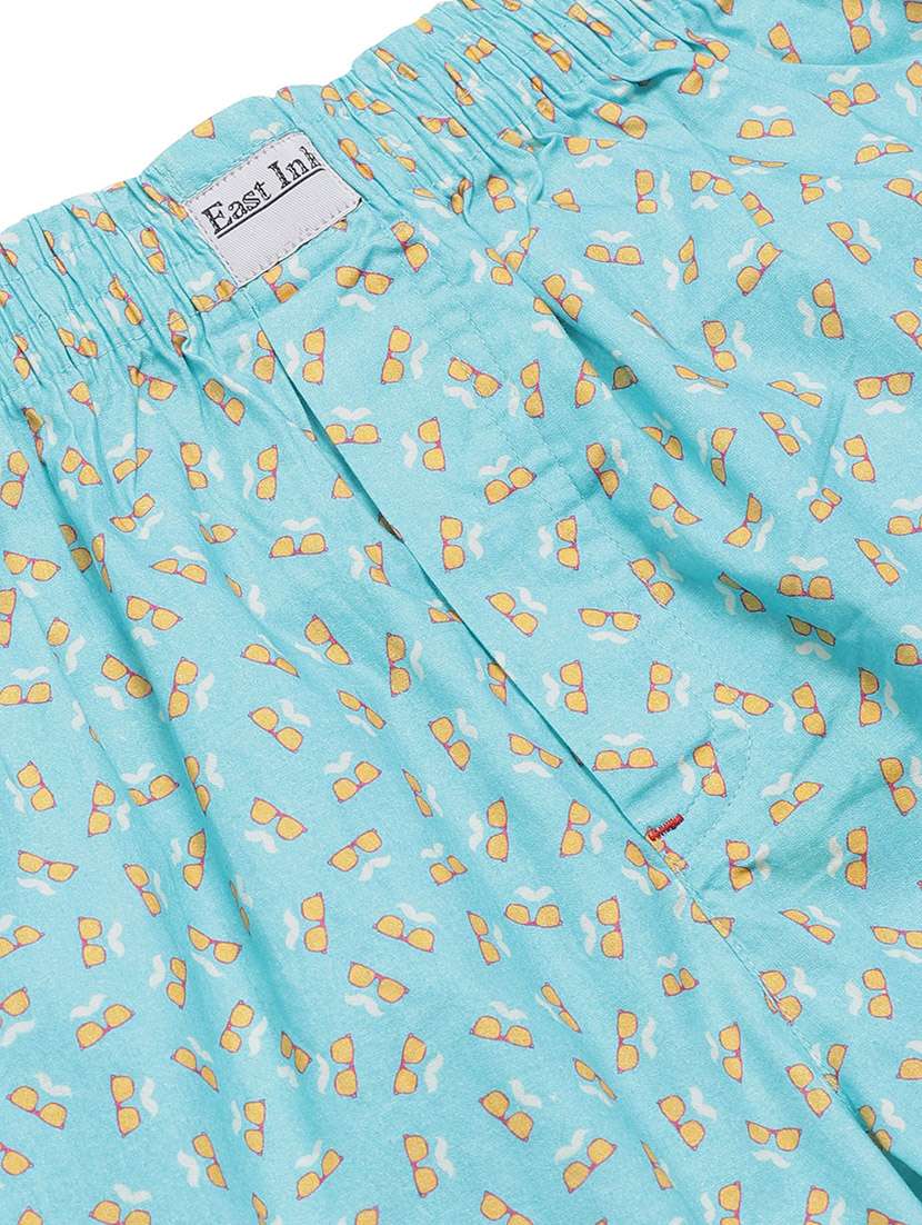 blue printed boxer - 17148361 - Standard Image - 3