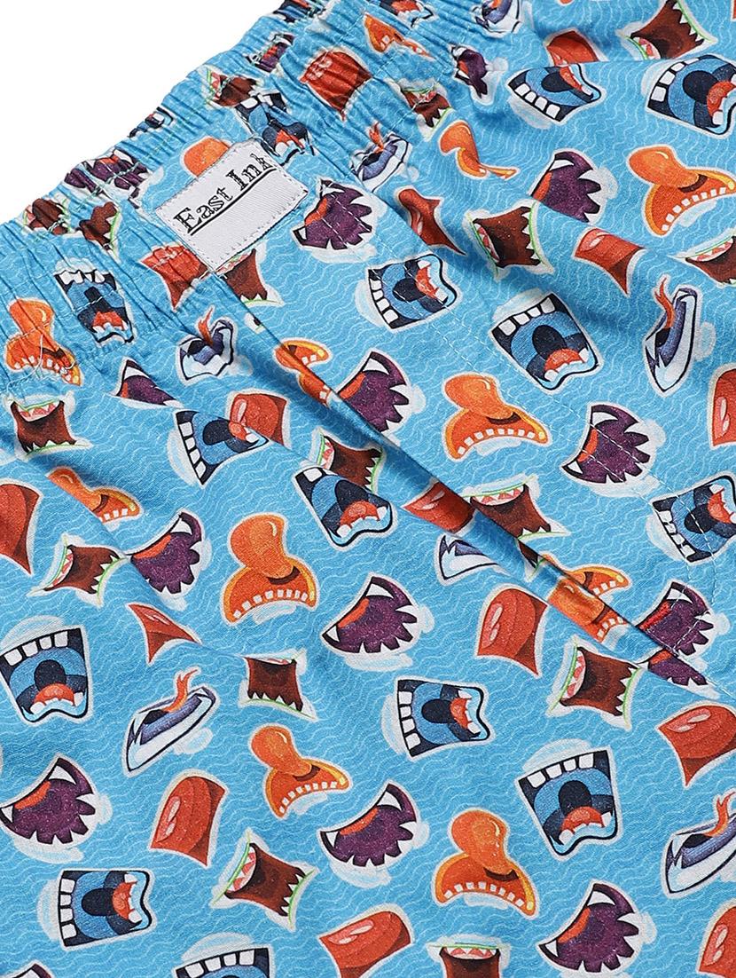 blue printed boxer - 17148371 - Standard Image - 3