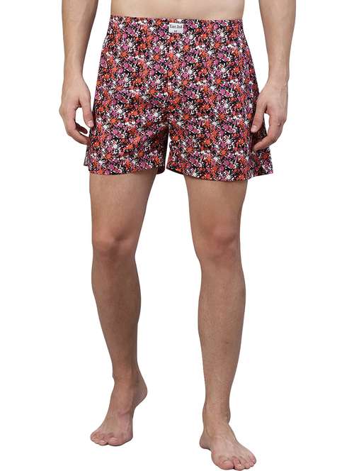 black printed boxer - 17148373 - Standard Image - 0