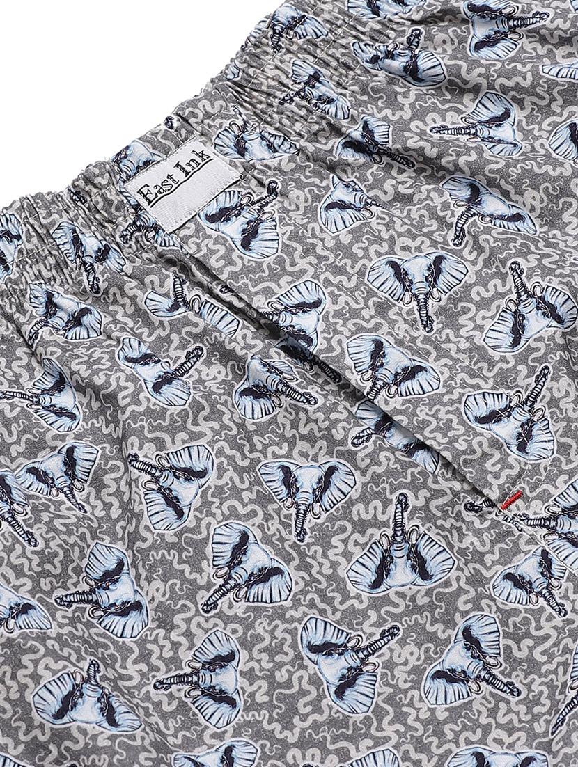 grey printed boxer - 17148376 - Standard Image - 3