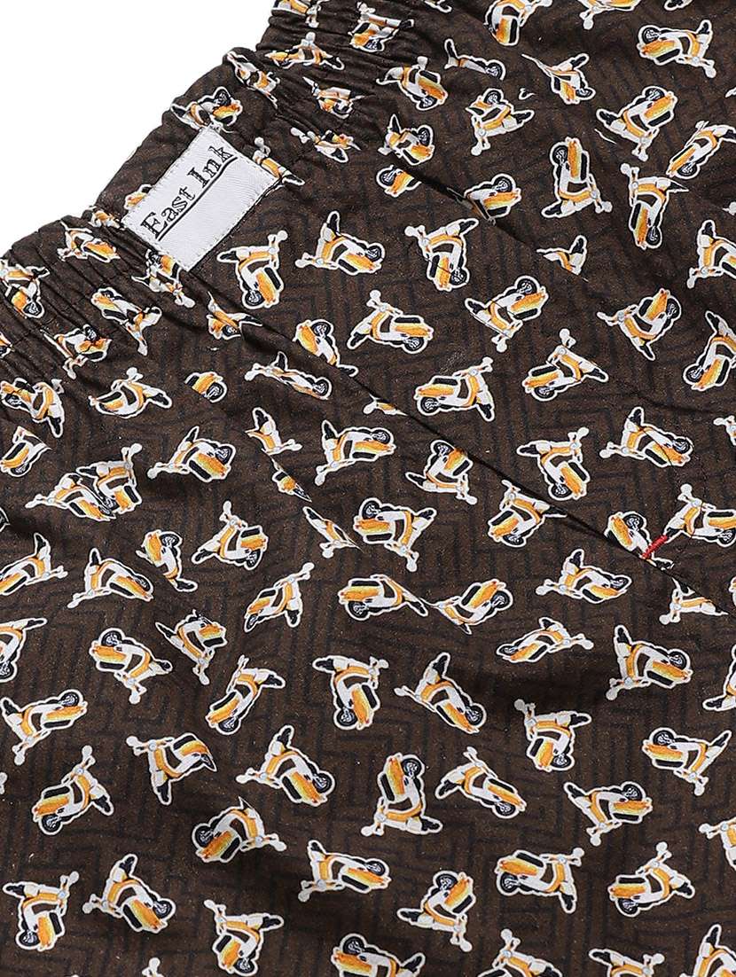 brown printed boxer - 17148378 - Standard Image - 3