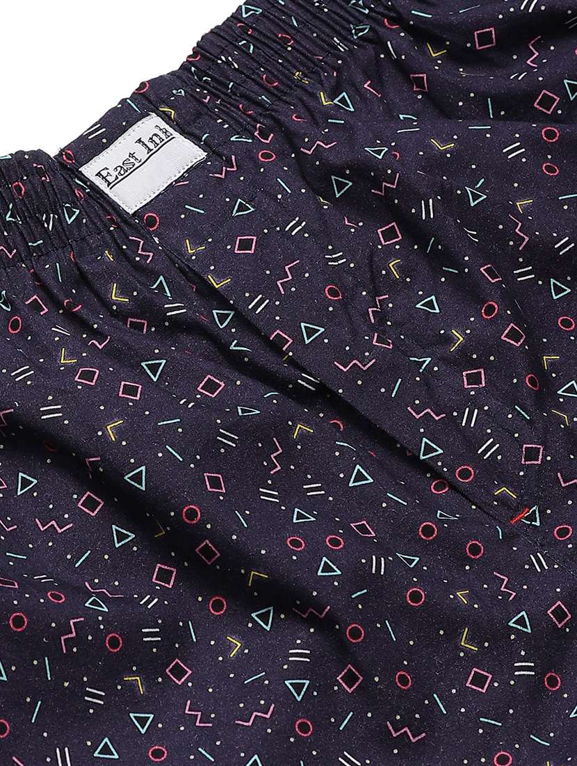navy blue printed boxer - 17148391 - Standard Image - 3