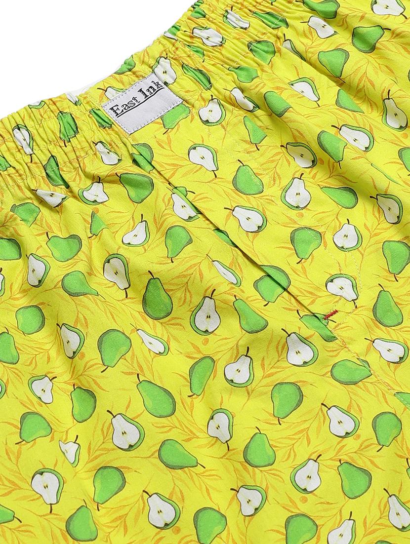 yellow printed boxer - 17148394 - Standard Image - 3