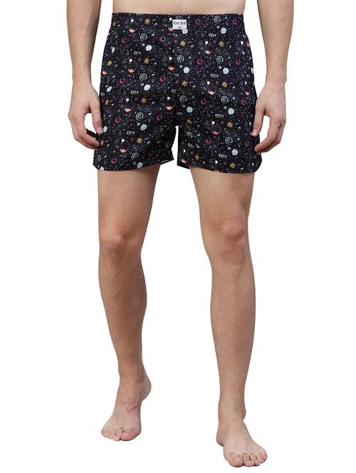 black printed boxer - 17148399 -  Standard Image - 0