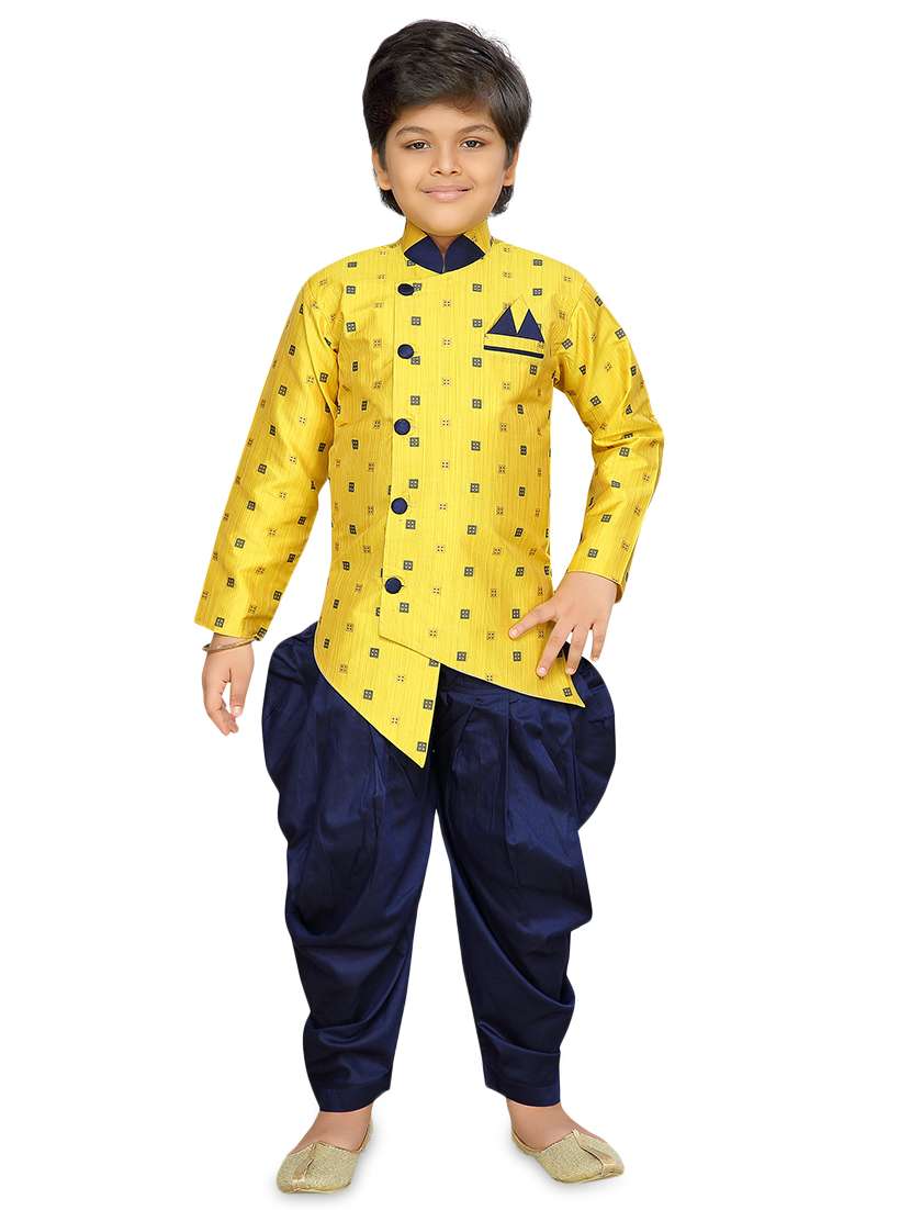 yellow cotton kurta sets kurtas & set - 17148634 - Zoom Image - 0