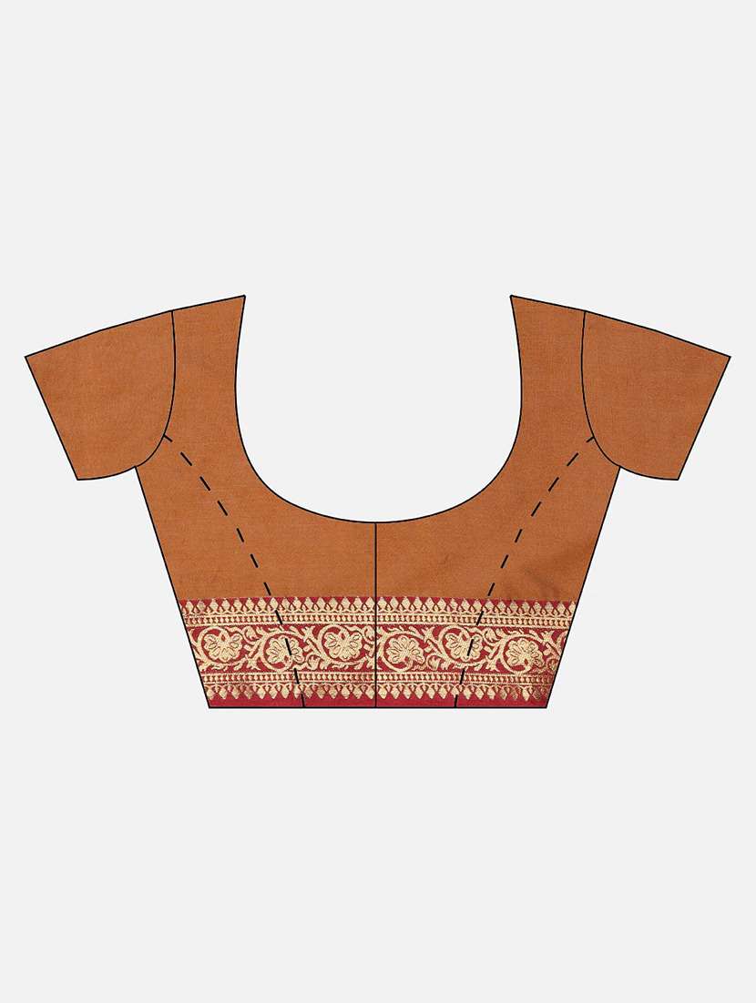 tassel detail kanjivaram saree with blouse - 17148695 -  Standard Image - 3