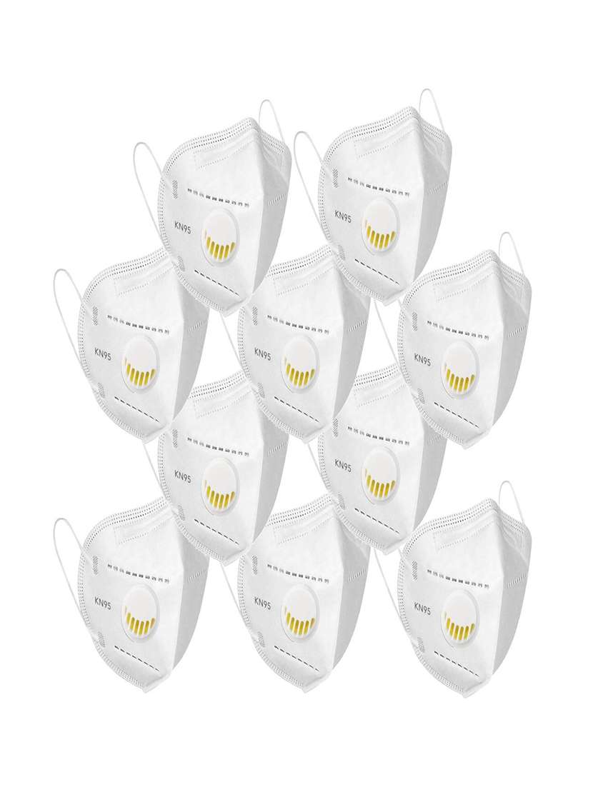 white non-woven anti-pollution women mask (pack of 10) - 17149685 - Zoom Image - 0
