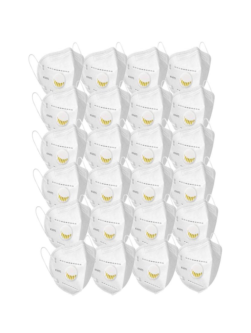 white non-woven anti-pollution women mask (pack of 24) - 17149688 - Zoom Image - 0