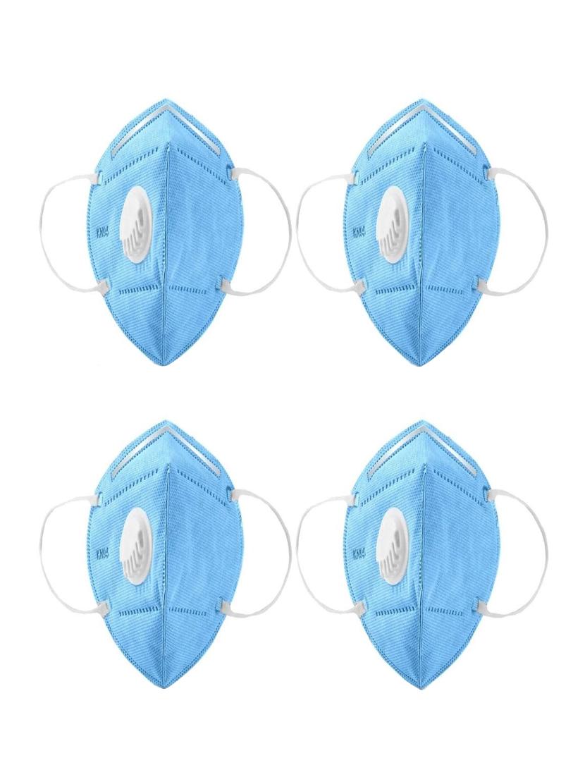 blue non-woven anti-pollution men mask (pack of 4) - 17149741 - Zoom Image - 0