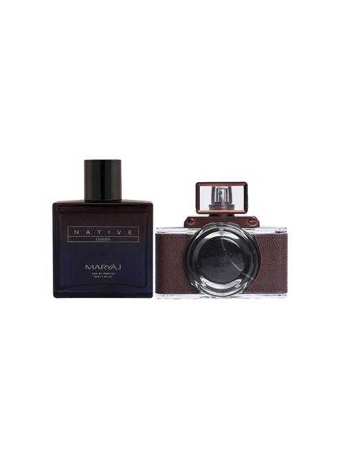 maryaj native clouds edp aromatic 100ml for unisex and maryaj zoom pour homme edp spicy 100ml for men + 2 parfum testers free - 17150882 - Standard Image - 0
