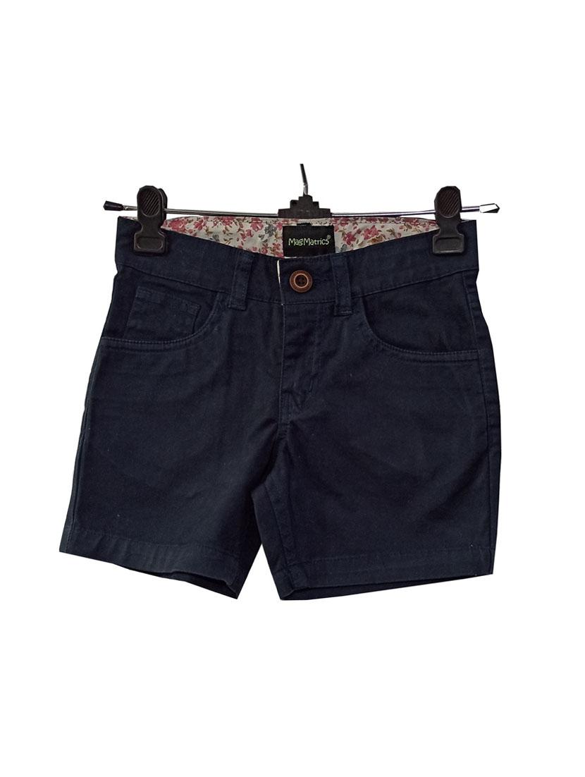 blue cotton shorts - 17152937 - Zoom Image - 0
