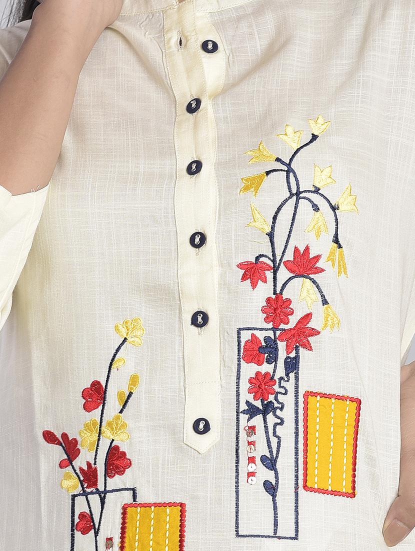 women's straight kurta - 17153227 - Standard Image - 3