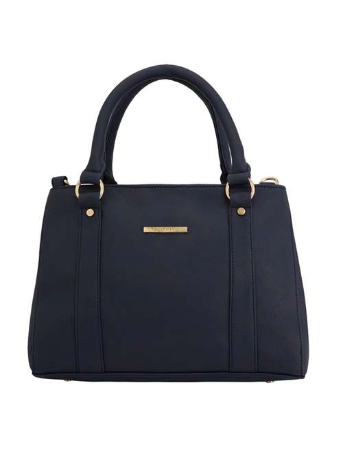 blue leatherette (pu) handbag - 17153491 - Standard Image - 0