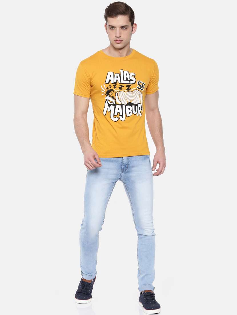 men typographic print short sleeves t-shirt - 17154454 -  Standard Image - 3