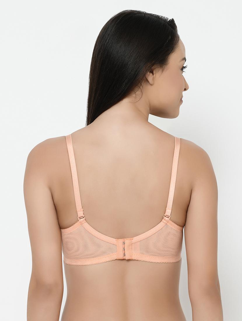 pastel orange plunge bra - 17154805 - Standard Image - 3