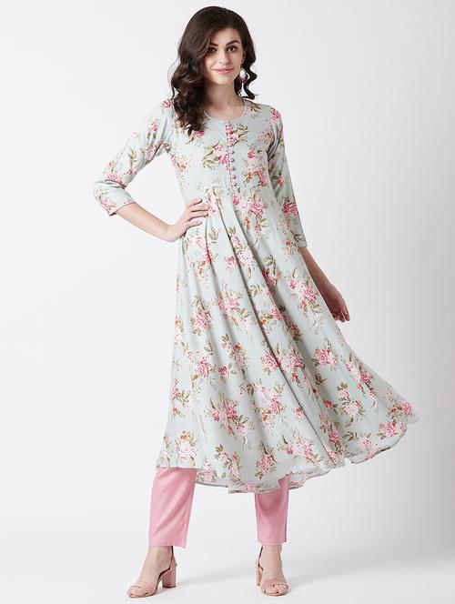 women's flared kurta - 17154829 -  Standard Image - 0