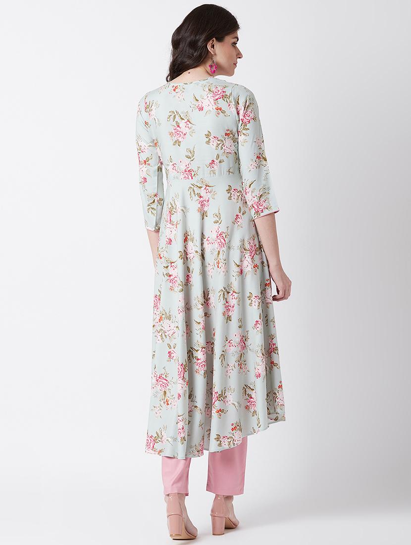 women's flared kurta - 17154829 - Standard Image - 3
