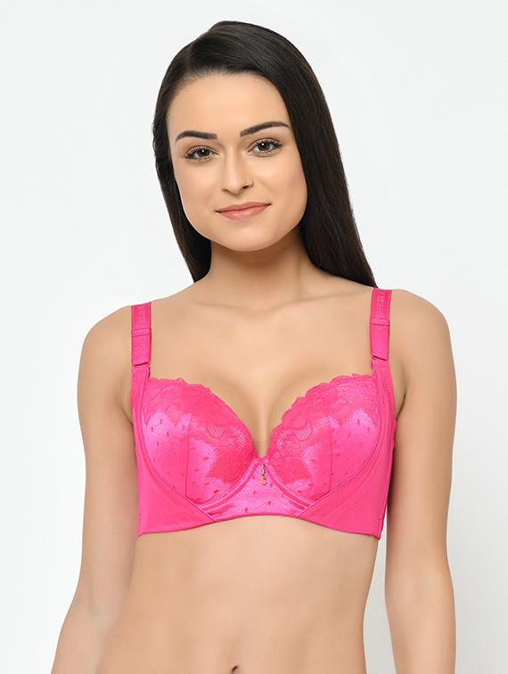laced plunge bra - 17158119 - Zoom Image - 0