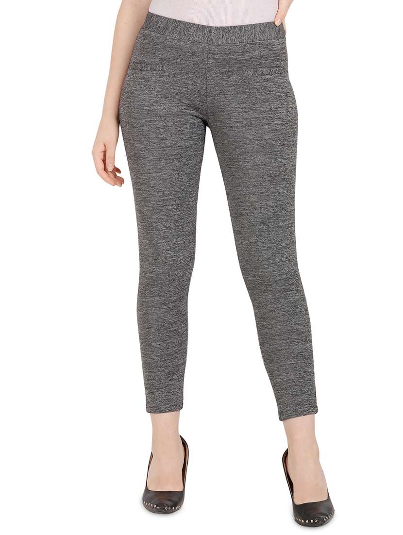 grey melange jegging 