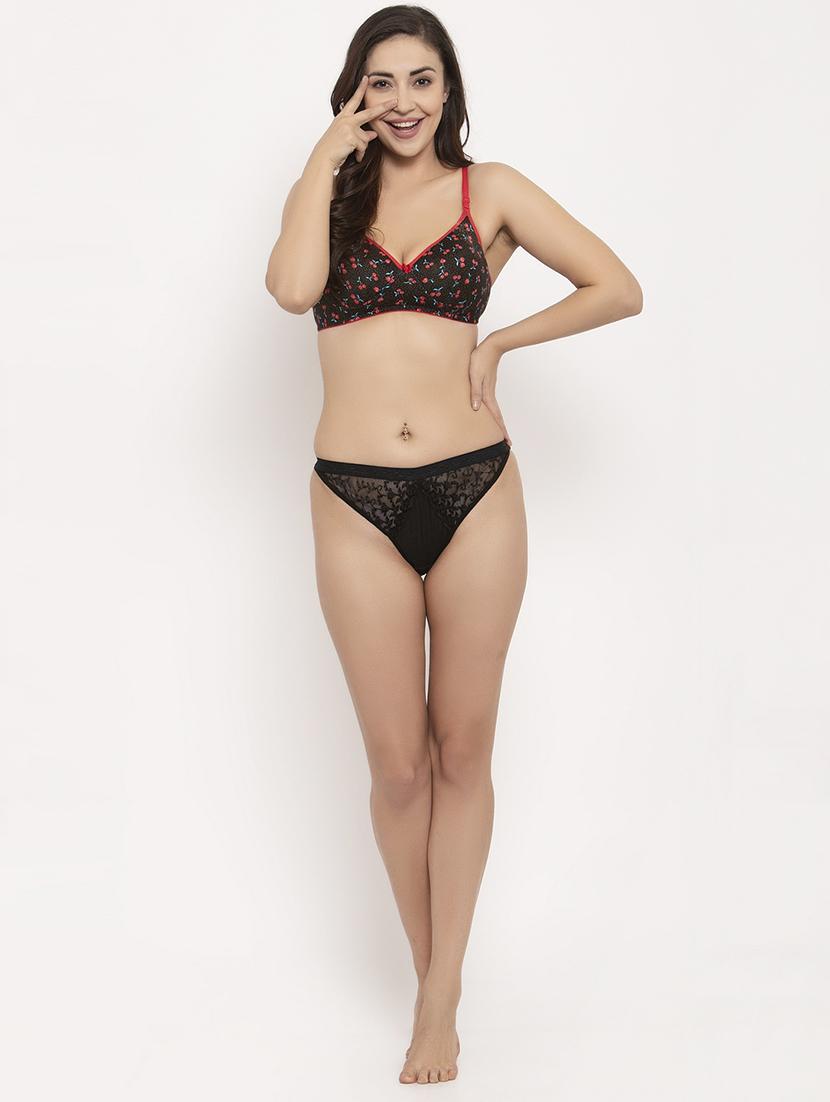 printed regular bra - 17160035 - Standard Image - 3