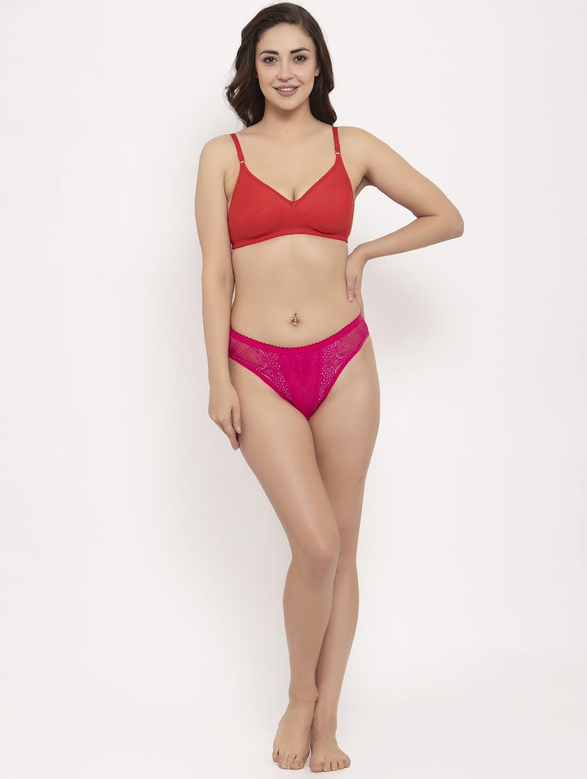 floral patch regular bra - 17160057 - Standard Image - 3