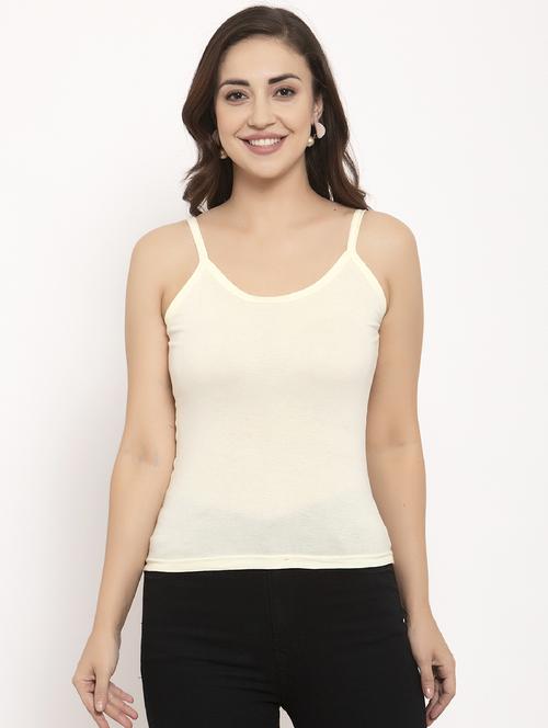 yellow cotton camisole - 17160094 -  Standard Image - 0