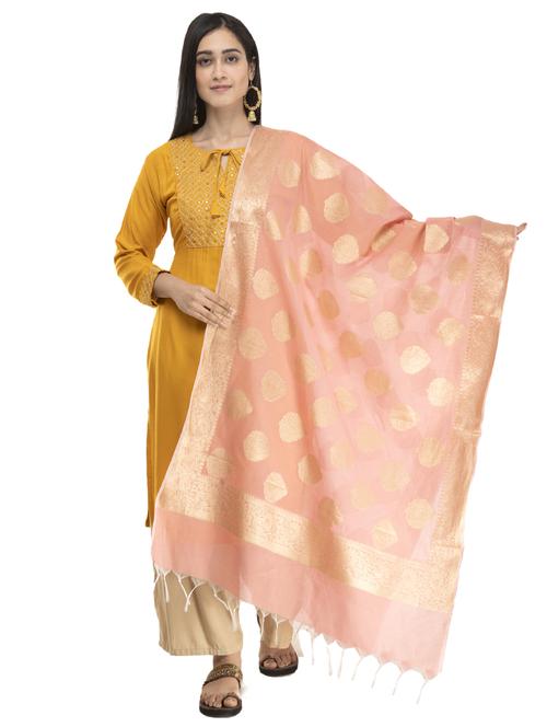 self design banarasi dupatta - 17161601 - Standard Image - 0