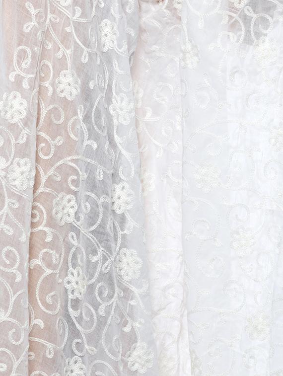 solid chikankari dupatta - 17161616 - Standard Image - 3