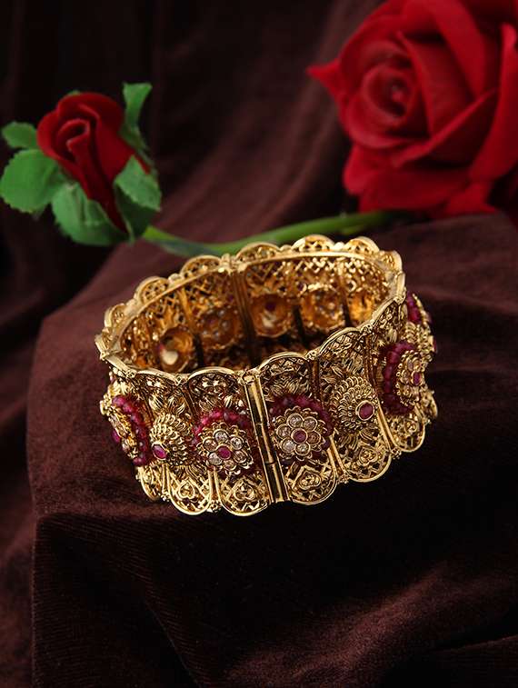 gold tone plated bangles