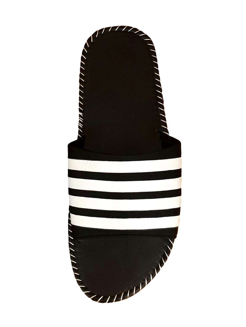 black slip on flip flops - 17165526 -  Standard Image - 3