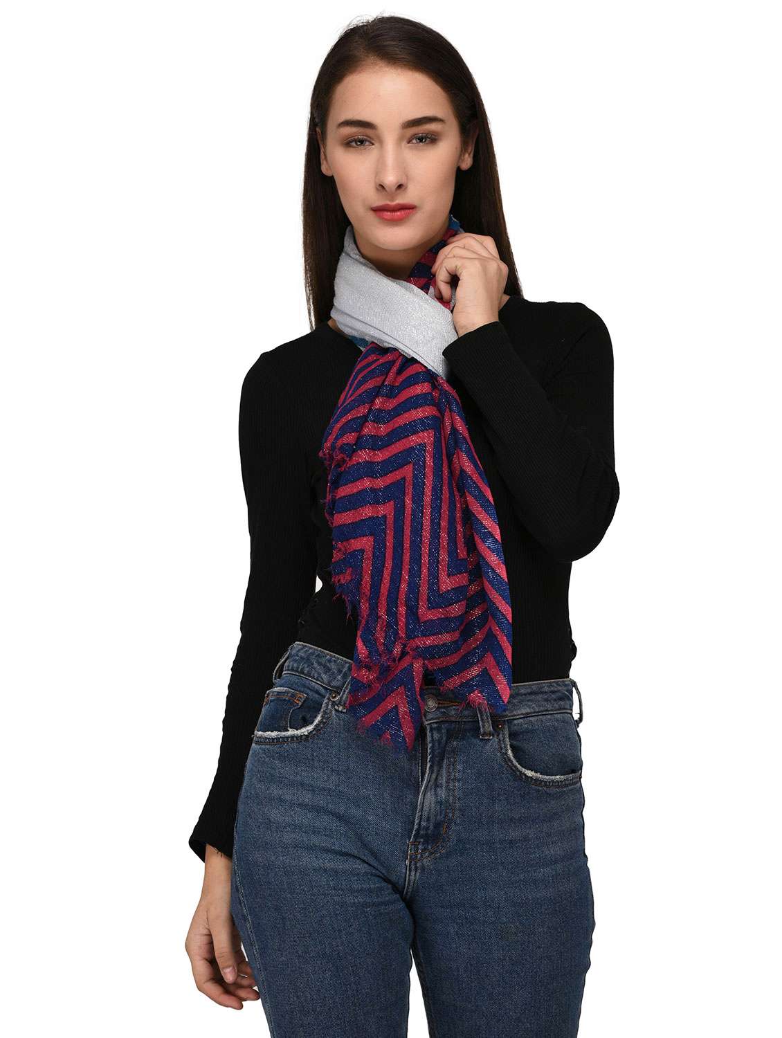 white wool stole - 17166219 -  Zoom Image - 0