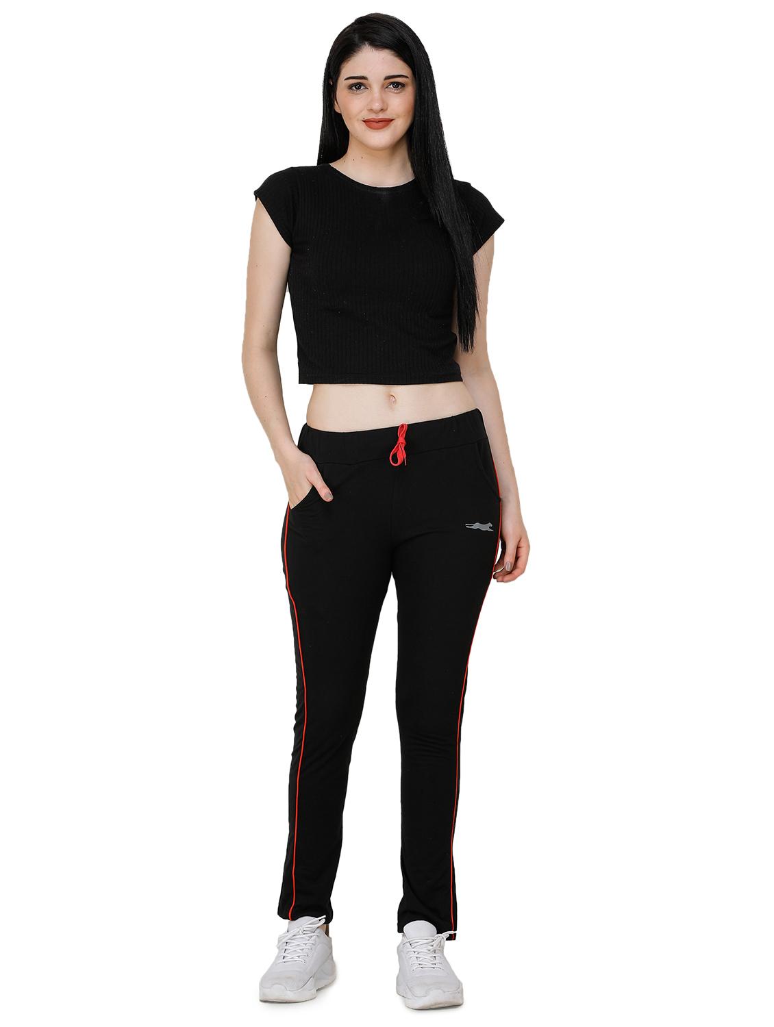 black cotton yoga pants track - 17168725 - Standard Image - 3